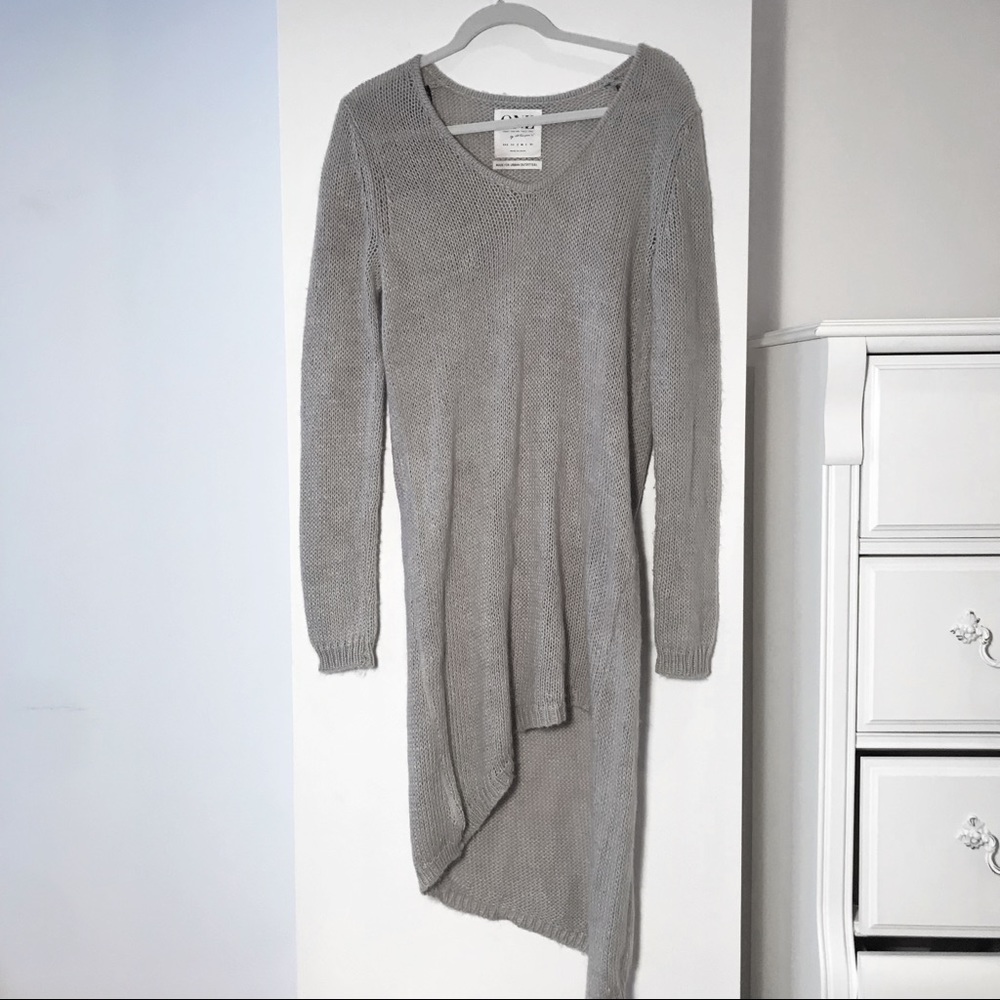 One Teaspoon Asymmetrical Sweater Dress